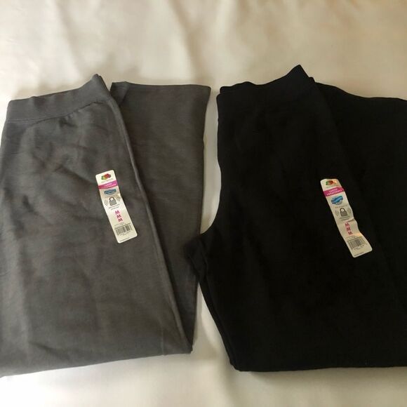 Womens Sweatpants Medium Black Gray Lot Of 2 - Picture 1 of 4